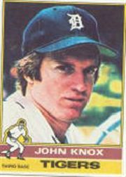 1976 Topps Baseball Cards      218     John Knox